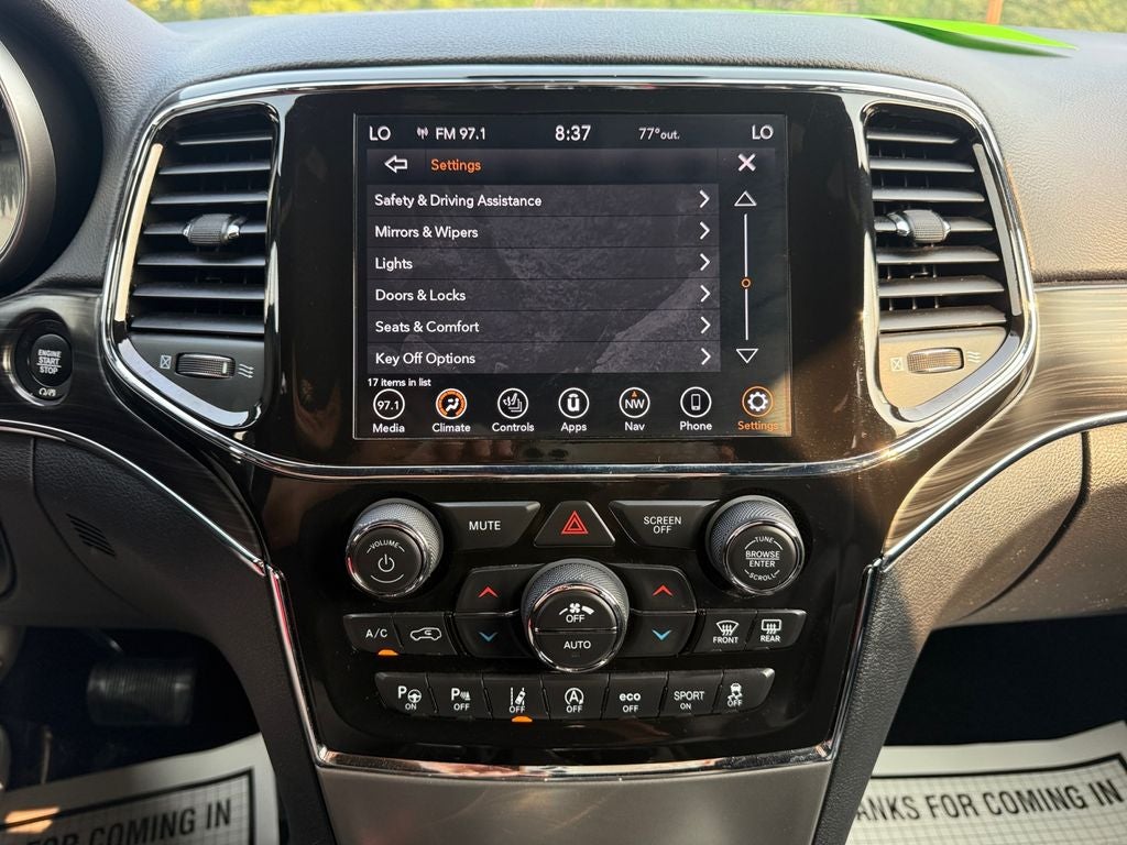 2021 Jeep Grand Cherokee 80th Anniversary